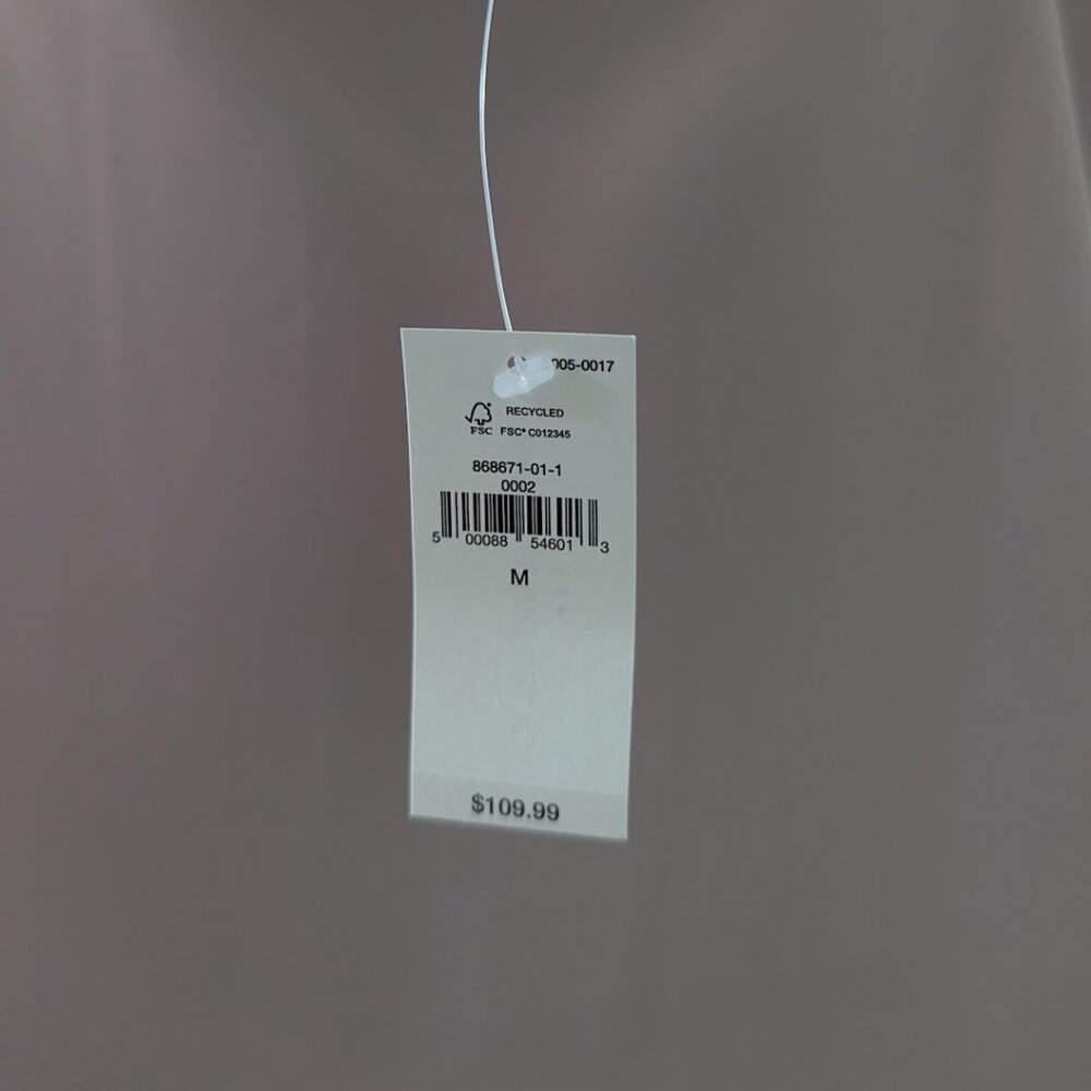 NWT Banana Republic Lavender V-neck Midi Length Slip Dress - Picture 12 of 13